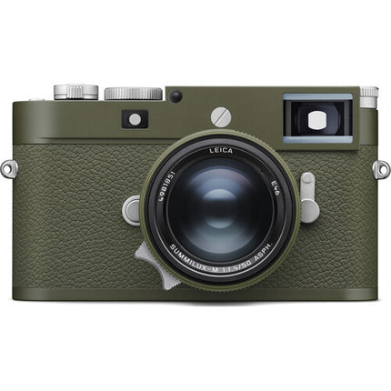 Leica Summilux-M 50mm f/1.4 ASPH Lente con Foco Manual y Parasol Retráctil Safari Green