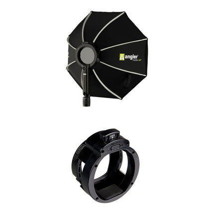 Angler FastBox Softbox Octogonal 20" con Adaptador para Godox AD200PRO II y Sony HVL-F60RM2