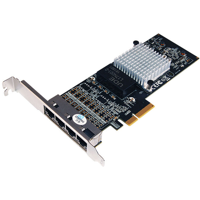 STL N-580 Adapter de Red PCIe 4 Puertos Gigabit con Bracket Bajo Perfil