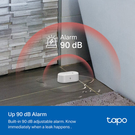 TP-Link Tapo T300 Sensor Inteligente de Fugas de Agua 3 Pack IP67 90dB