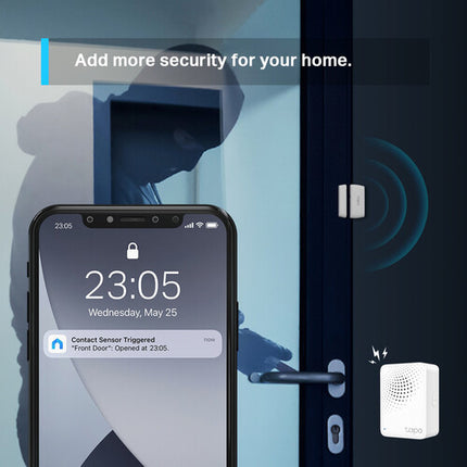 TP-Link Tapo T110 Sensor Inteligente para Puertas y Ventanas 2 Pack 922 MHz Batería 1 Año