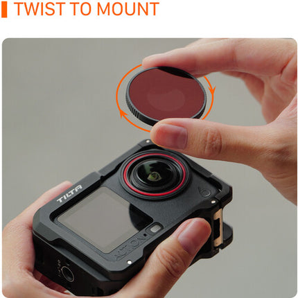 Tilta Kit de Filtros para DJI Osmo Action 6 ND8 ND16 ND32 y CPL con Estuche