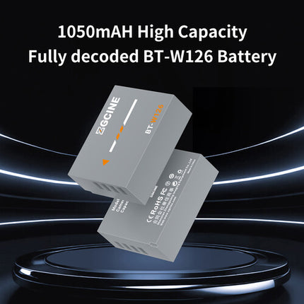 Batería para Cámara ZGCINE NP-W126S 7.4V 1050mAh X-Series FinePix