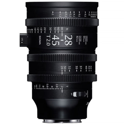 Sigma 28-45mm T2 Lente Zoom Cine Full Frame Autofoco Sony E