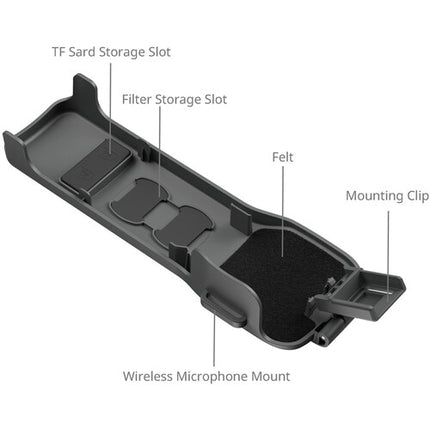 SmallRig Funda Protectora Plástica para DJI Osmo Pocket 3 con Almacenamiento Integrado para Accesorios