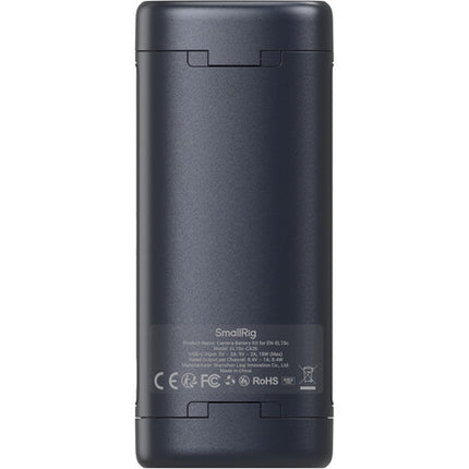 SmallRig EN-EL15c Estuche Cargador Portátil 2 Bahías con Entrada USB-C