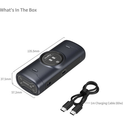 SmallRig EN-EL15c Estuche Cargador Portátil 2 Bahías con Entrada USB-C