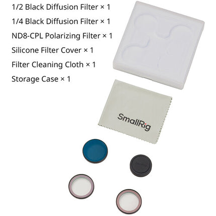SmallRig Filtro Cinematográfico ND8 CPL y Difusión para DJI Osmo Nano Set 3
