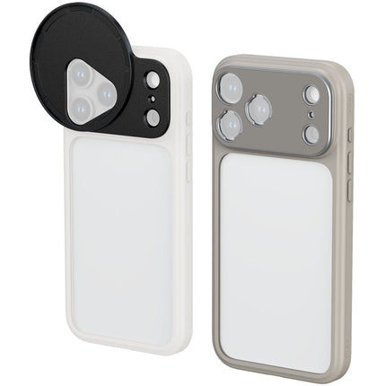 SmallRig Bumper Case para iPhone 17 Pro Gris con Adaptador de Filtro 67mm