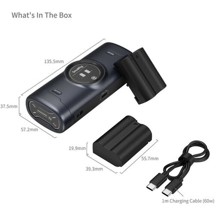 SmallRig EN-EL15c Kit batería para Nikon con 2 baterías y cargador portátil