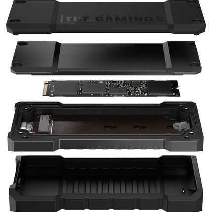 ASUS TUF Gaming A2 USB-C 3.2 Gen 2x2 Caja para SSD M.2 2280 con soporte hasta 4TB