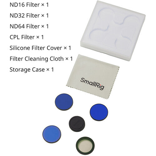 SmallRig Pack de Filtros Cinemáticos para DJI Osmo Nano ND16 ND64 CPL Set de 4