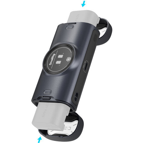 SmallRig LP-E6P Estuche Cargador Portátil 2 Bahías para Baterías Canon USB-C