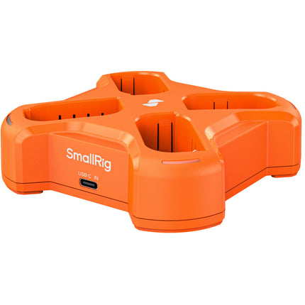 SmallRig DMW-BLK22 Cargador de batería para cámara 4 canales 65W USB-C