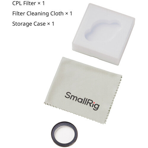 SmallRig Filtro CPL para DJI Osmo Nano Vidrio Óptico con Estuche y Paño