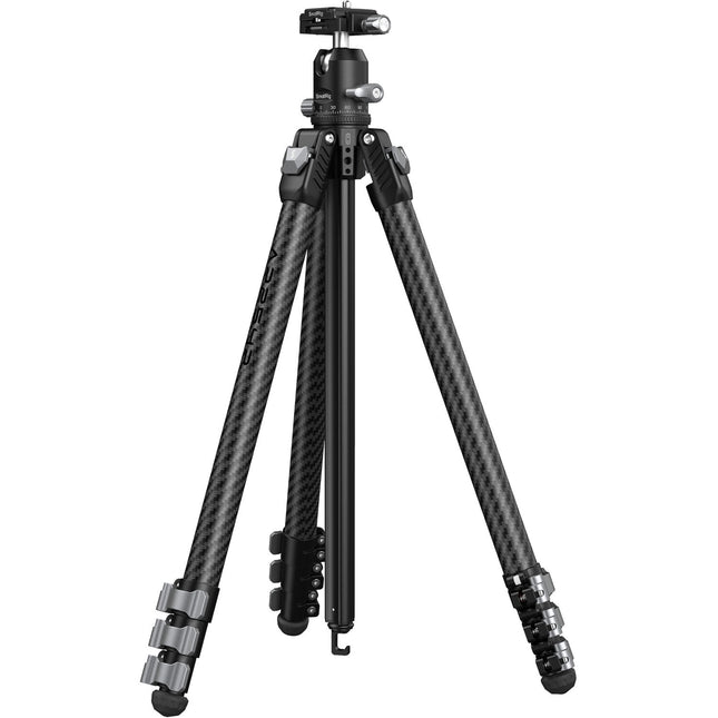 SmallRig 5866 Trípode Fotográfico Portátil Fibra Carbono 62.2" 33 lb con Soporte para Teléfono y Bolsa