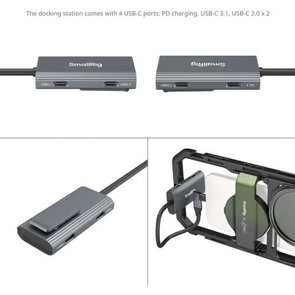 SmallRig x Brandon Li Kit de Vídeo Móvil para Teléfonos 2.2-3.3" con Filtros VND y Soporte Power Bank