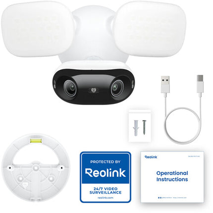 Reolink Elite Floodlight F751W Cámara Wi-Fi 8MP Visión Nocturna 180°