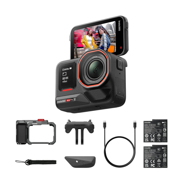 Insta360 Ace Pro 2 Cámara de Acción 8K 157° Dual-Batería Bundle