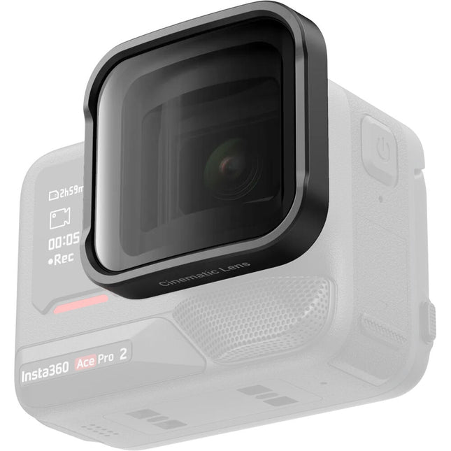 Insta360 Cinematic Lens para Ace Pro 2 Relación Anamórfica 2.35:1 con Tapa de Silicona