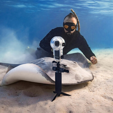 Insta360 Dive Buddy Accesorios para Buceo Profundidad 50 Metros y Tripié Submarino