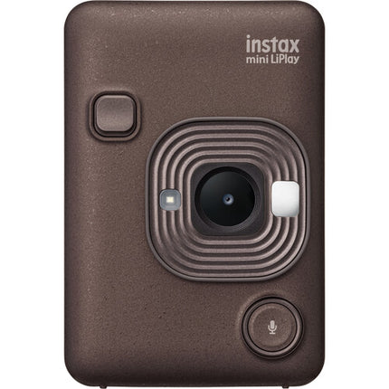 FUJIFILM instax mini LiPlay Cámara Híbrida Instantánea con Estuche Deep Bronze
