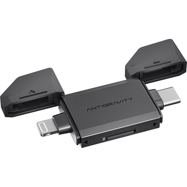 ANTIGRAVITY Quick Reader para drones A1 lector microSD 1TB USB-C Lightning