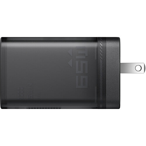 ANTIGRAVITY Cargador Rápido GaN 65W con 2 Puertos USB-C para Drones A1