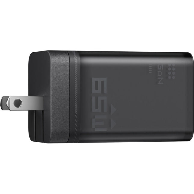 ANTIGRAVITY Cargador Rápido GaN 65W con 2 Puertos USB-C para Drones A1