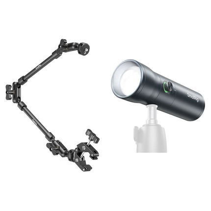 SmallRig RF 10C Luz LED portátil enfocable con brazo mágico y 20 filtros