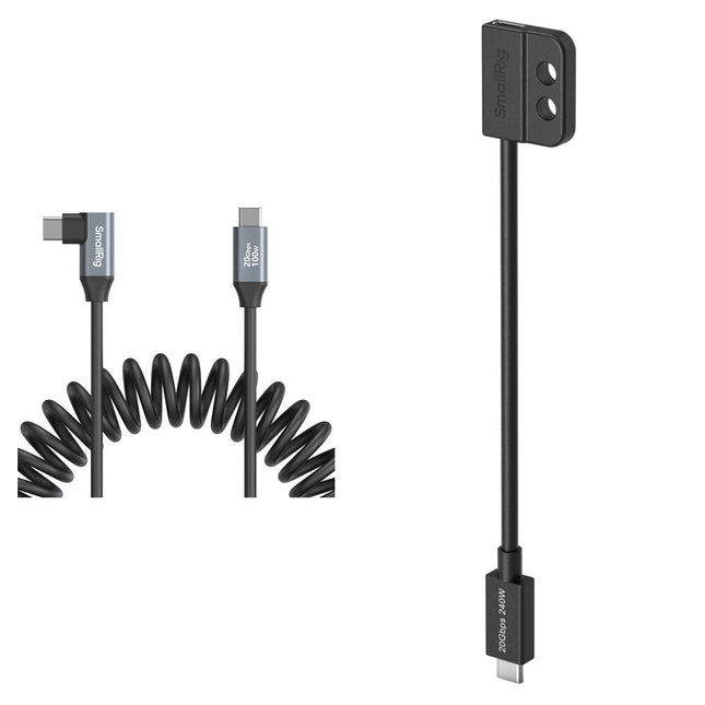 SmallRig Cable USB-C Reforzado 20 Gb/s 100W Kit Extensor Male to Female