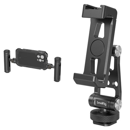 SmallRig Dual Handheld Kit para iPhone 16 Pro Max con Soporte Metal y Montura Cold Shoe
