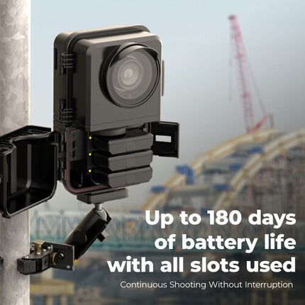Brinno BCC5000 Cámara Exterior Time-Lapse 4K 120° Kit Panel Solar y Batería