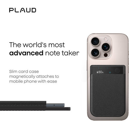 PLAUD AI Plaud Note Pro Transcriptor IA Negro 4 Micrófonos 300 Minutos
