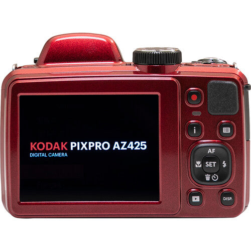Kodak PIXPRO AZ425 Cámara Digital 20MP Zoom Óptico 42x 3 LCD Roja