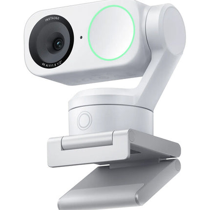 Insta360 Link 2 Webcam 4K UHD 30 fps con enfoque automático blanco ártico