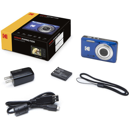 Kodak PIXPRO FZ55 Cámara Digital Azul 16MP Zoom Óptico 5x Pantalla 2.7''