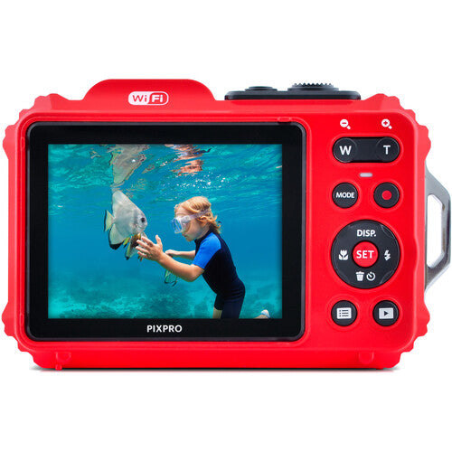 Kodak PIXPRO WPZ2 Cámara Digital Rojo 16.35MP Zoom Óptico 4x 27-108mm