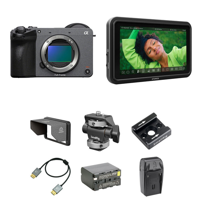 Sony FX2 Cámara de Cine Digital 4K60 Sensor 33MP Kit Monitor 5.2"