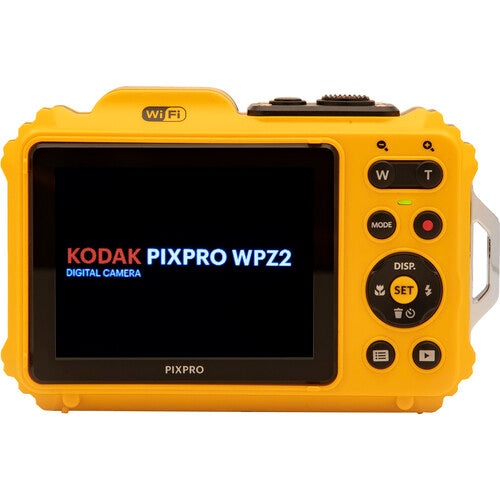 Kodak PIXPRO WPZ2 Cámara Digital Amarilla 16.35MP Zoom 4x Pantalla 2.7"