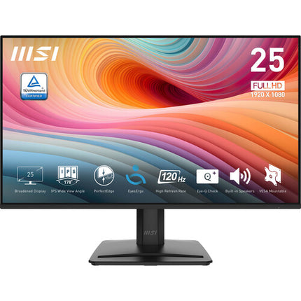 MSI PRO MP251 E2 Monitor 24.5" Full HD 120 Hz IPS HDR 1 ms