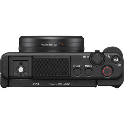 Sony ZV-1 Cámara Digital Kit con Micrófono ECM-G1 y Grip GP-VPT3 inalámbrico