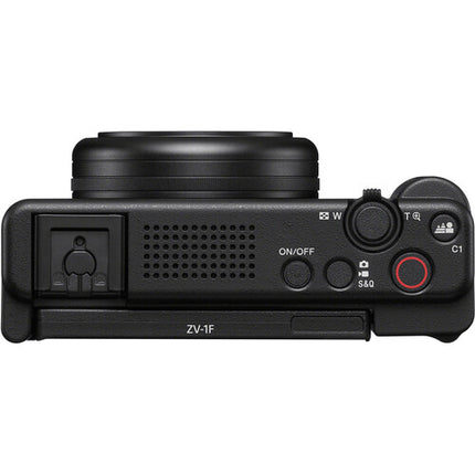 Sony ZV-1F Cámara Vlogging con Micrófono ECM-G1 y Empuñadura GP-VPT3