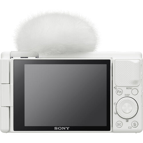 Sony ZV-1 Cámara Digital Blanca 20.1MP UHD 4K Video 3" Pantalla Táctil
