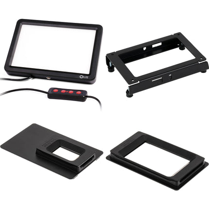 VALOI Enthusiast Kit de Escaneo con Portapelis 35mm y 120 Luz LED ajustable