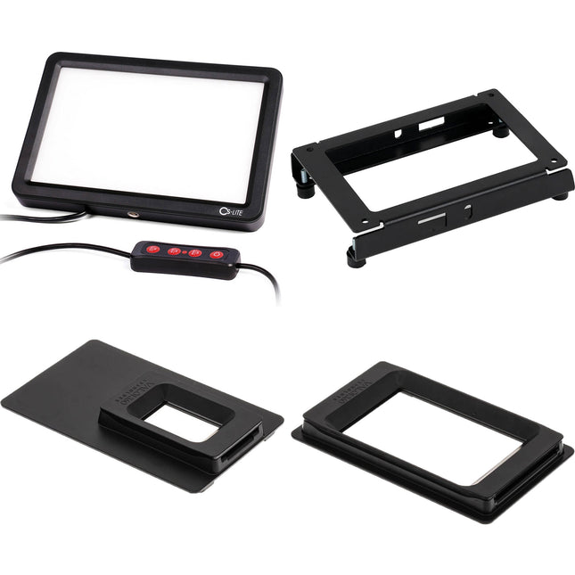 VALOI Enthusiast Kit de Escaneo con Portapelis 35mm y 120 Luz LED ajustable