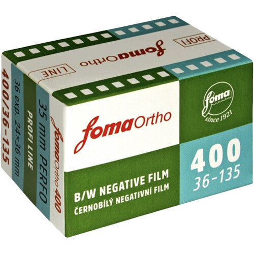 Foma Ortho 400 película blanco y negro 35mm ISO 400 36 exposiciones