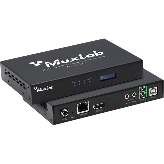 MuxLab 1080p Transmisor HDMI sobre IP Seamless con PoE y alcance 100 m