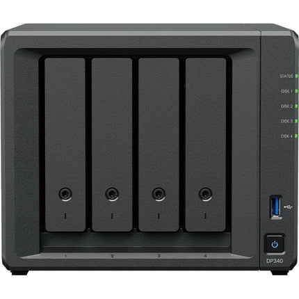 Synology ActiveProtect DP340 almacenamiento 32TB RAID 4 Bahías 400GB SSD