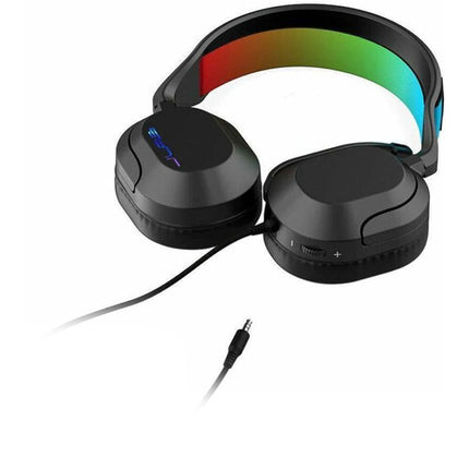 JLab Nightfall Auriculares Gaming Cable con Drivers 50mm y Micrófono Direccional